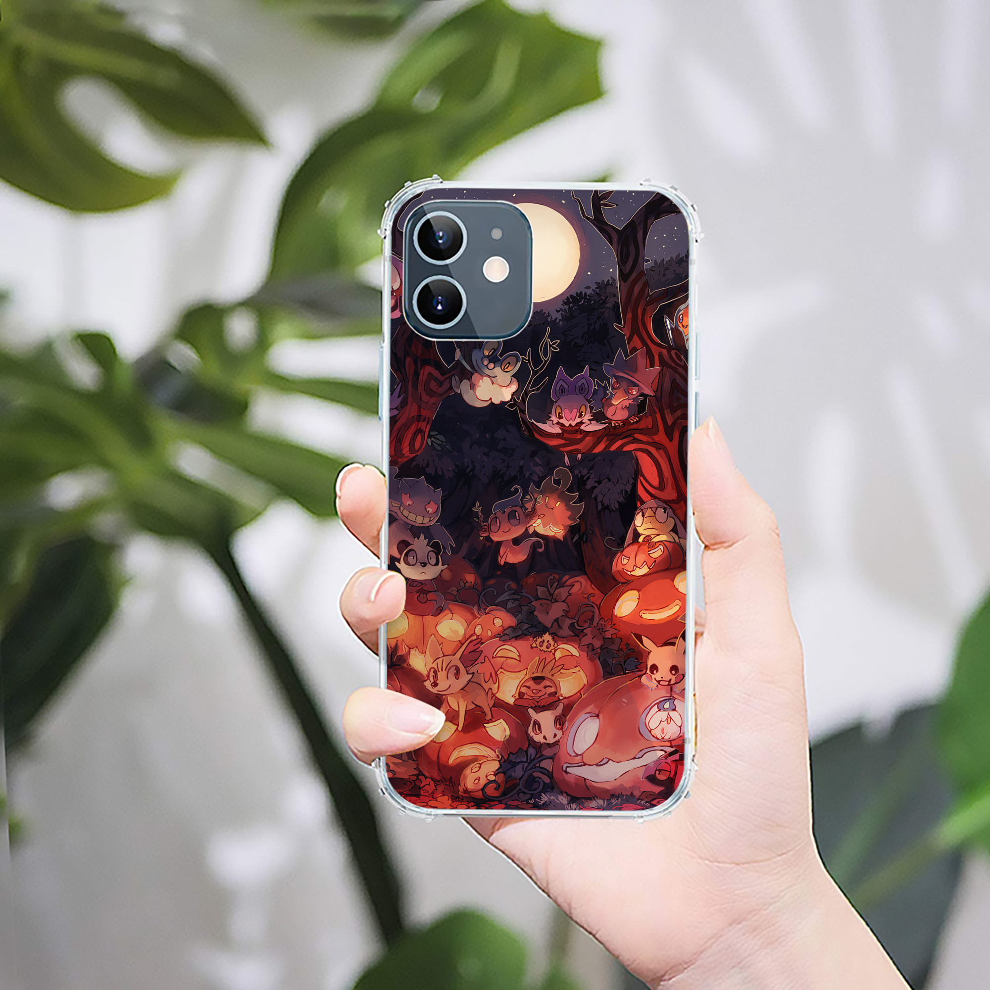 （画像用） ポケットモンスター Pokémon 【iPhone 12シリーズ対応】透明スマホケース（クリアソフトケース）